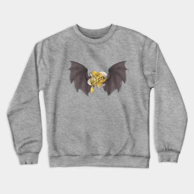 It's ALL about the wingspan Crewneck Sweatshirt by SeaGalaxyBrain